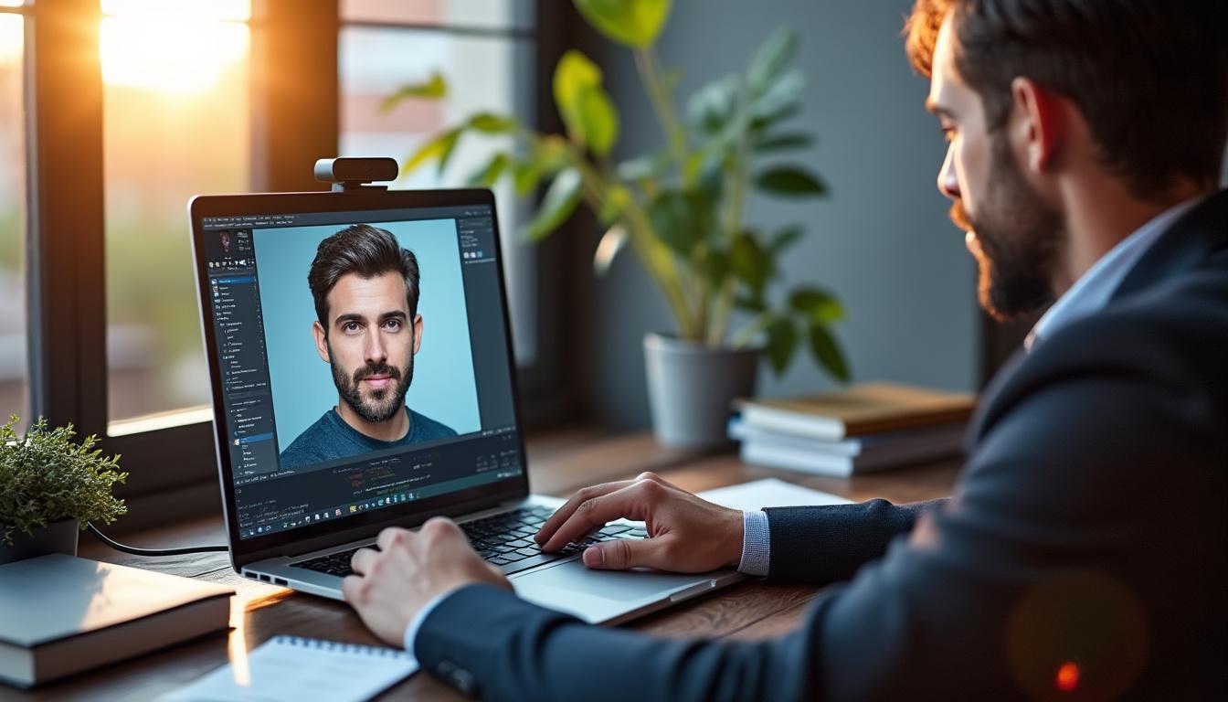 Illustration: Amélioration de la qualité d’image et de la résolution des webcams modernes