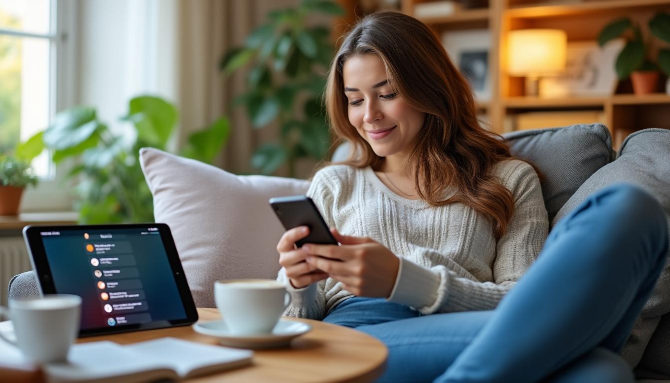 Illustration: Accéder et consulter les notifications sur iPhone et iPad
