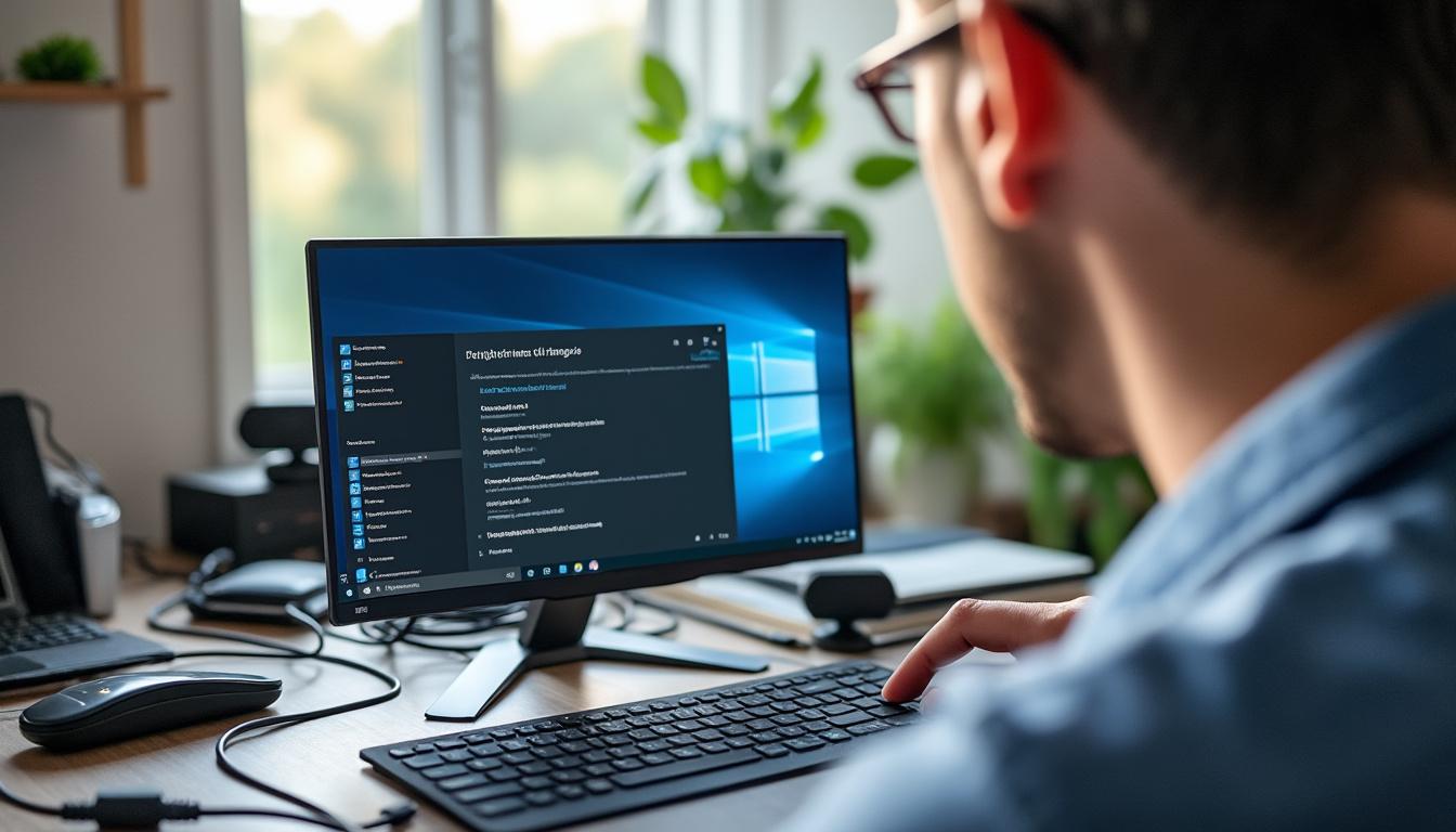 Illustration: Vérifier la détection et l’activation de la webcam par Windows