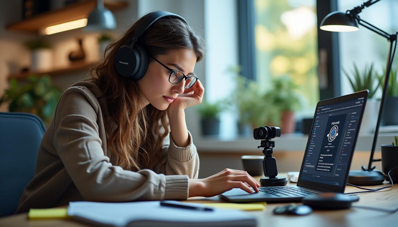 Illustration: Vérifications matérielles et premières solutions aux problèmes de webcam