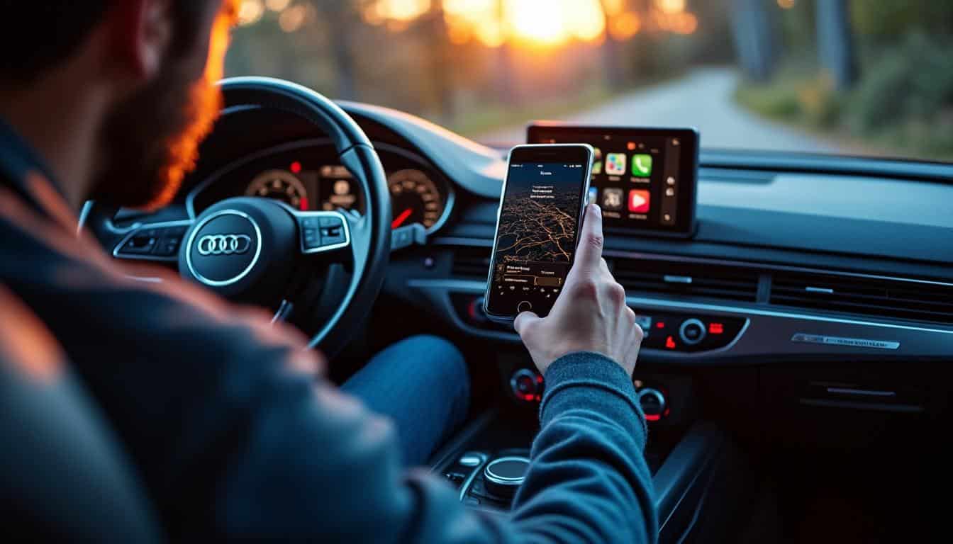Illustration: Définition et objectifs de l’interface smartphone d’Audi