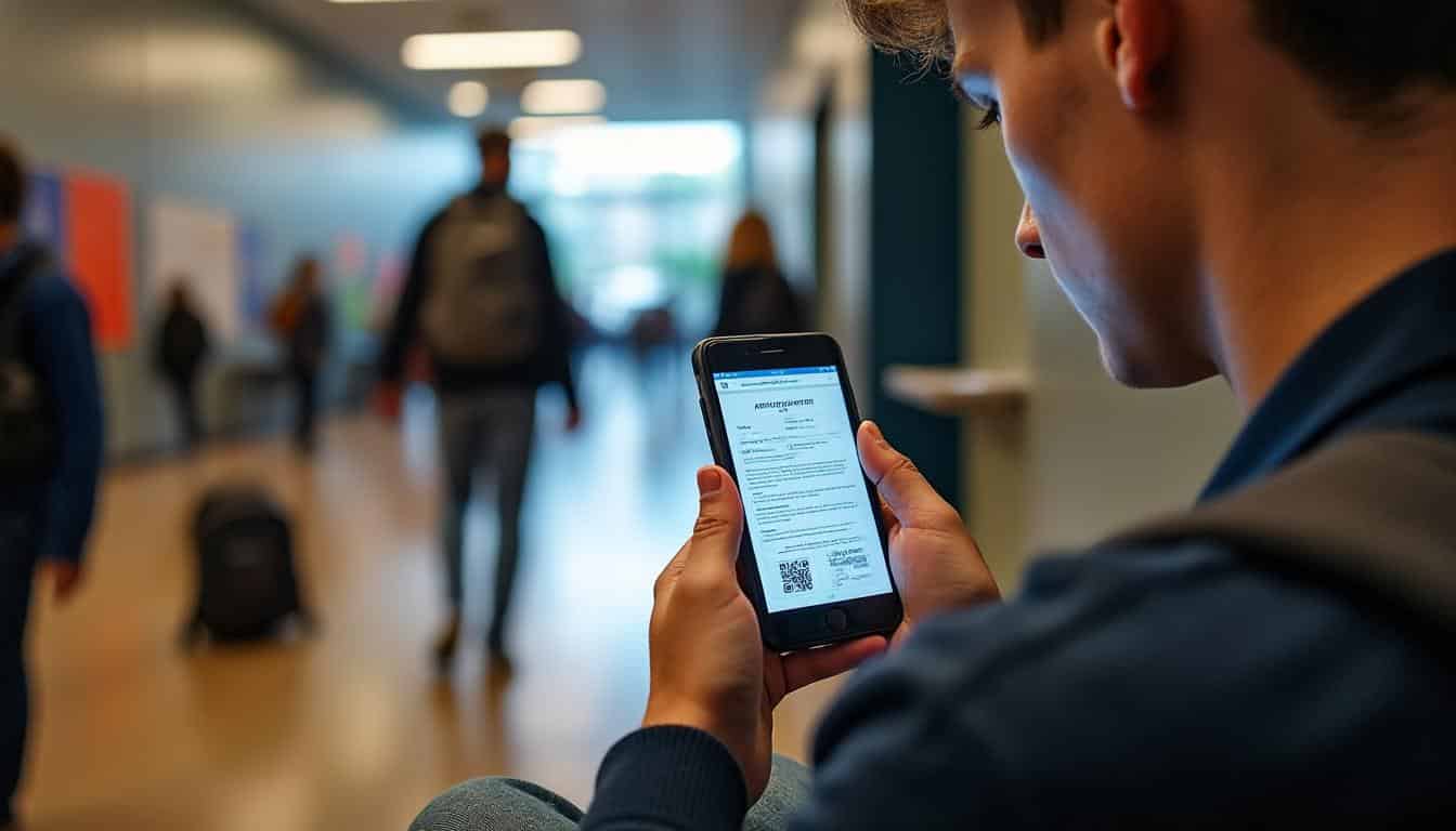 Illustration: Définition et cadre légal de l’autorisation de sortie sur smartphone