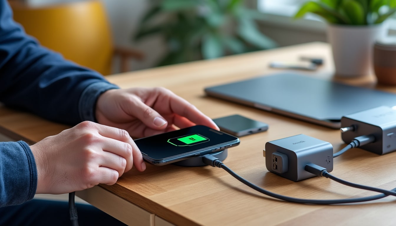 Illustration: Fonctionnement technique de la charge rapide de smartphone et normes principales