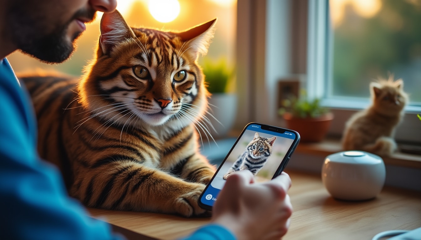 Illustration: Définition et fonctionnement de la puce électronique chez le chat