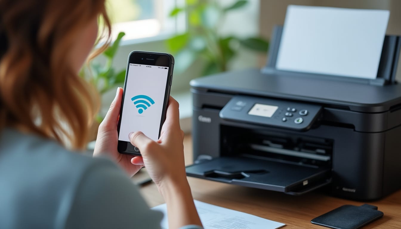 Comment connecter une imprimante Canon en wifi avec un smartphone facilement