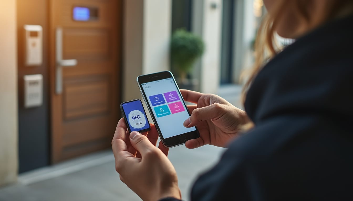 Illustration: Les bases de la technologie NFC pour copier un badge Vigik sur smartphone