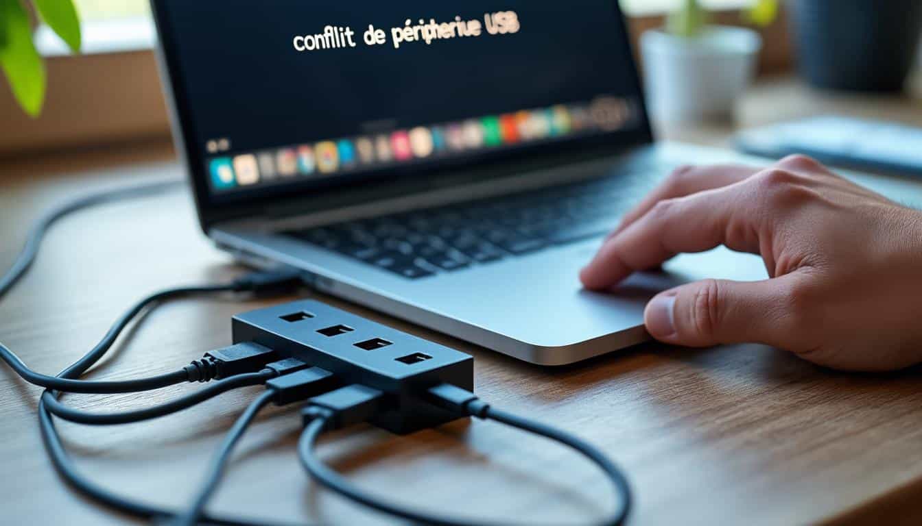 Hub USB en conflit de périphérique au démarrage : causes et solutions