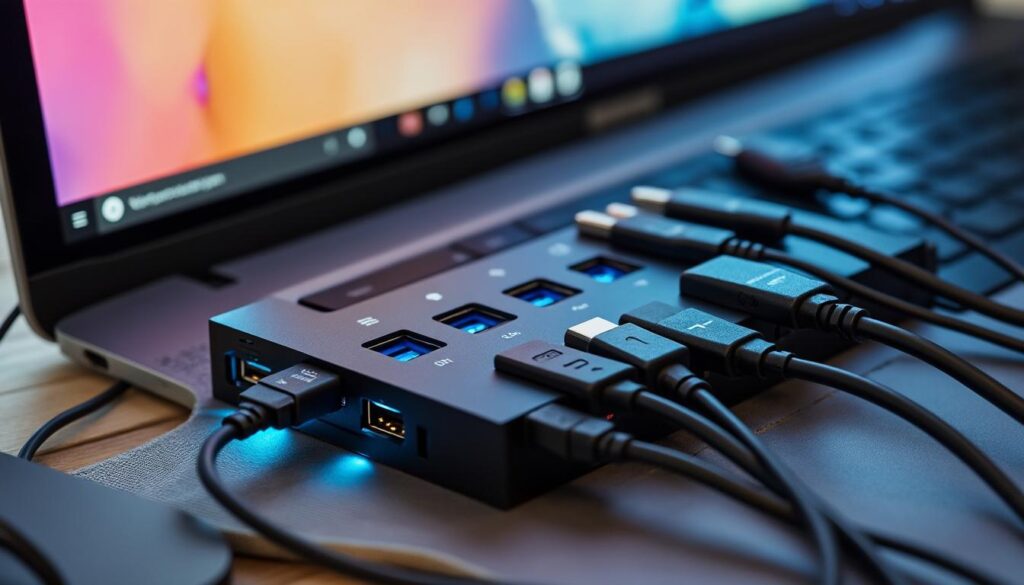Hub USB et saturation des ports simultanés : comprendre et éviter