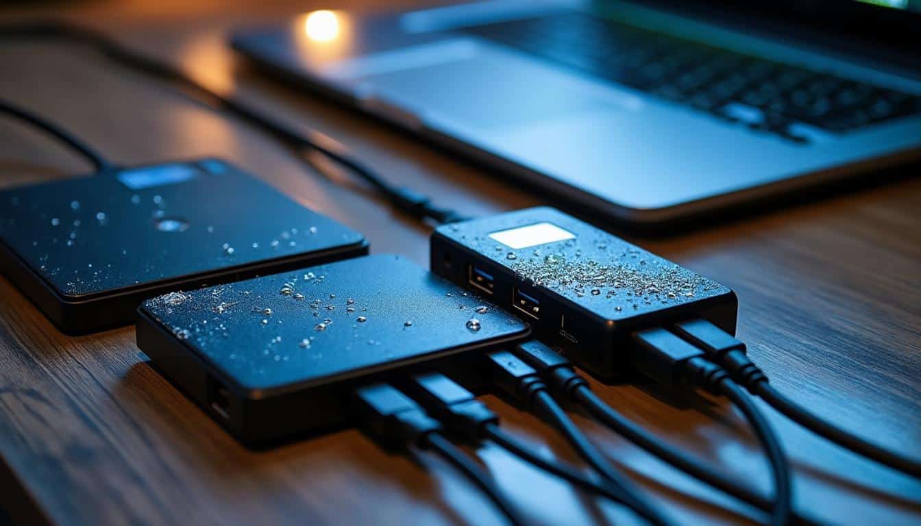 Illustration: Comprendre la surchauffe du hub USB lors d’un transfert continu