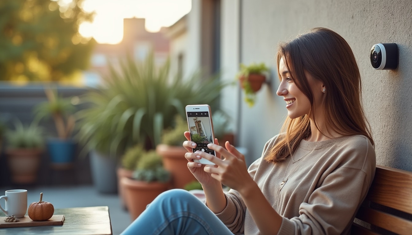 Caméra de surveillance connectée au téléphone : guide complet 2026