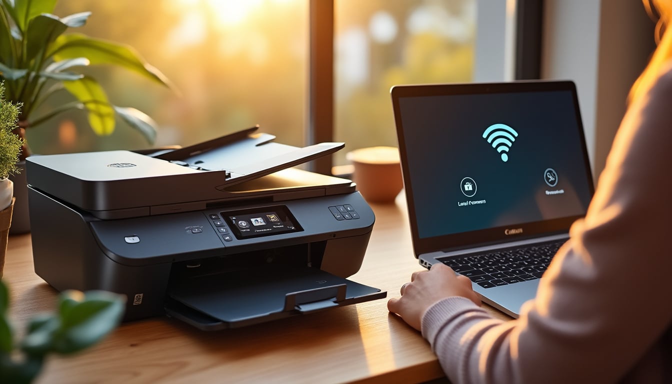 Illustration: Comprendre la connexion Wi-Fi pour une imprimante Canon : définitions et avantages
