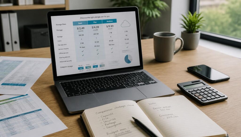 Prix du stockage cloud : comparer les offres sans erreur